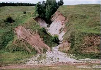 Овраг Оврагообразование природный процесс но деятельность человека - фото 50