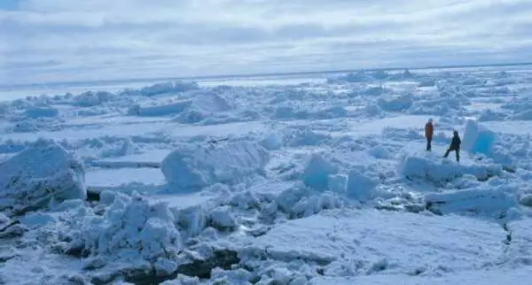 Ледоход на Енисее РЕЧНЫЕ ТЕРРÁСЫ горизонтальные или слабонаклонные - фото 135