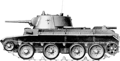 Колесногусеничный танк БТ7 Немецкий танк чешской конструкции и - фото 46