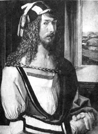 Автопортрет Масло 1498 г Литературное наследие Альбрехта Дюрера еще ни разу - фото 1