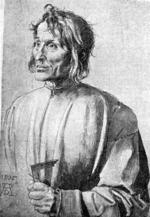 Портрет архитектора Иеронима из Аугсбурга Рисунок кистью 1506 г Сообщите мне - фото 10