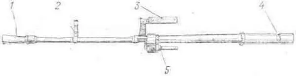 Рис 37Ствол 1 пламегаситель 2 основание стойки мушки 3 ручка - фото 38