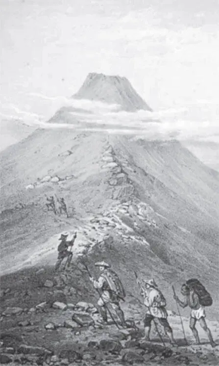 Изображение горы Фудзи нарисованное от руки сэром Резерфордом Алкоком в личном - фото 5