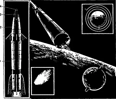 Рис 3435Слева на рисунке изображена многоступенчатая ракета весом в 200 т - фото 55