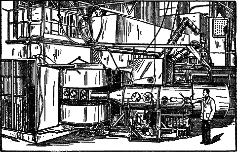 Рис 7аВнешний вид циклотрона Циклотрон представляет собой камеру в форме - фото 21