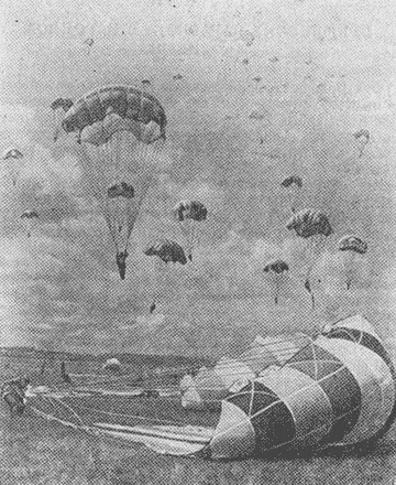 Рис 56Массовый прыжок с парашютом парашютистовдесантников на одном из - фото 58