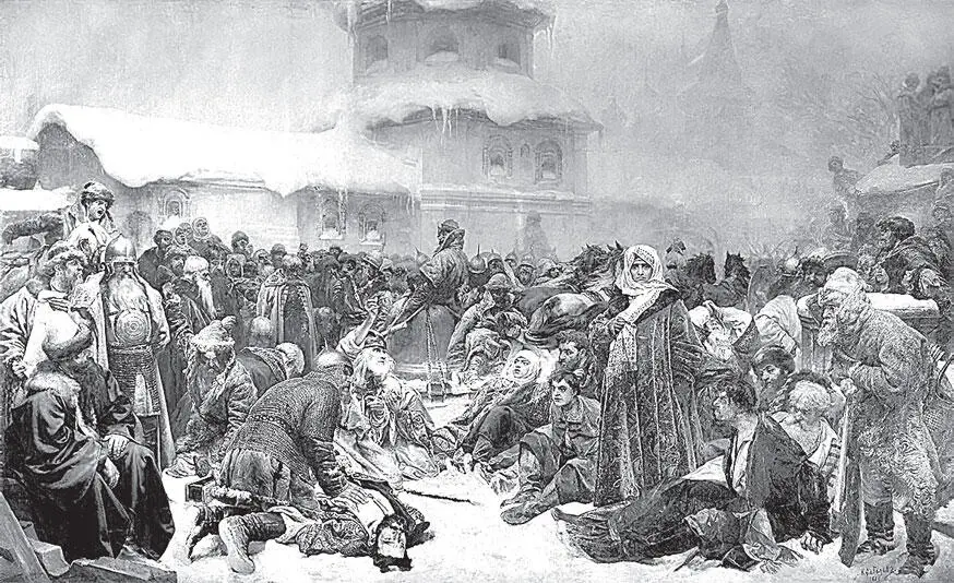 КВ Лебедев Марфа Посадница Уничтожение новгородского веча 1889 г АД - фото 5