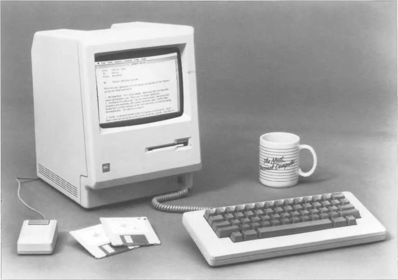 Первая модель Macintosh компании Apple Computer 1984 год Собственность Apple - фото 113