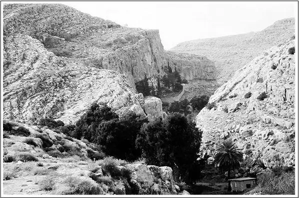 Вид на ущелье где располагалась Фаранская лавра В настоящее время здесь - фото 4