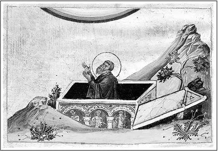 Прп Иаков Постник Миниатюра из Минология Василия II Ватиканская - фото 88
