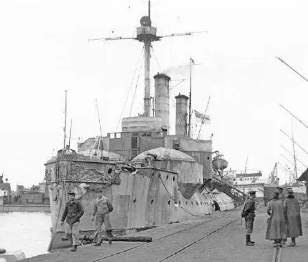 Германский броненосец Беовульф у причала Гельсингфорса Апрель 1918 г В - фото 56