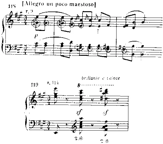 Шуман Симфонические этюды Хотя первый аккорд написан piano но в него надо - фото 85