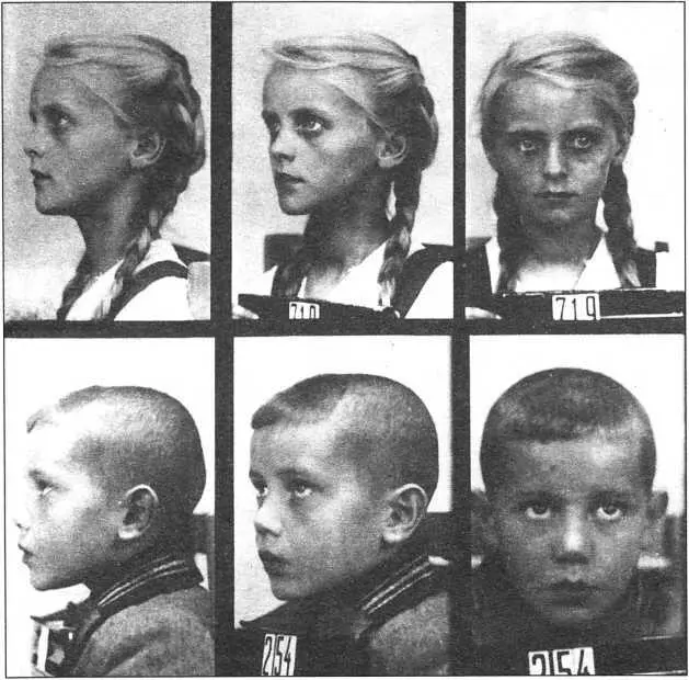 Фотографии польских детей которые были отобраны для онемечивания Несмотря на - фото 93
