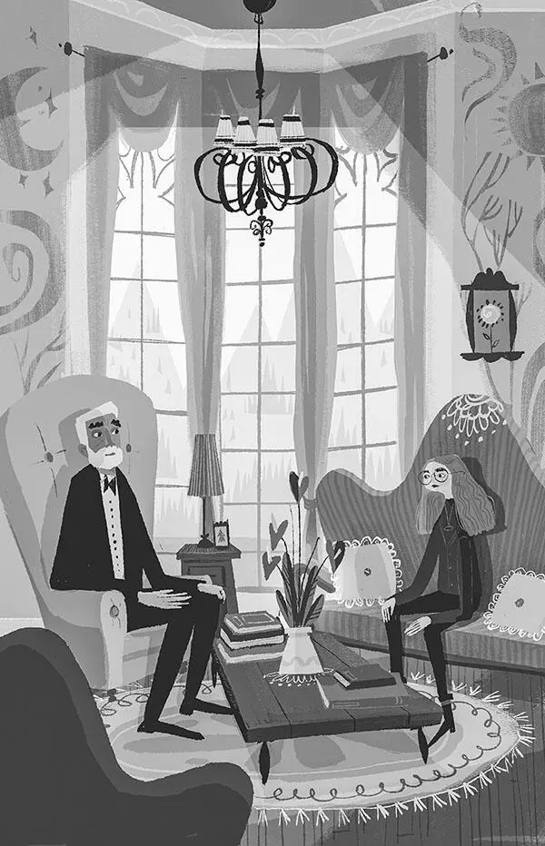 Элизабет взглянула на книги которые лежали на низком столике и разделяли их - фото 54