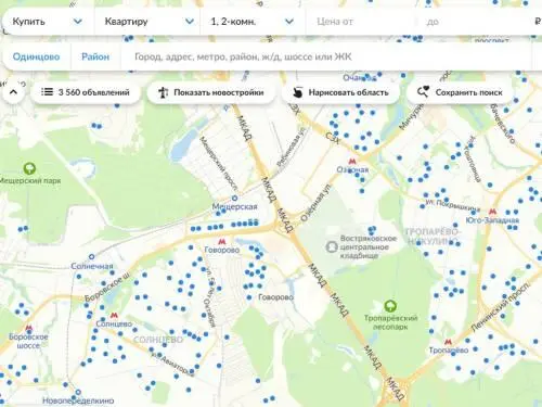 Вы уже знаете район список домов ищите объекты поиском на карте Скриншот с - фото 54