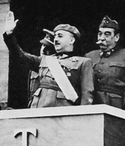 Каудильо Франсиско Франко Гибралтар утратил свое значение свобода прохода - фото 24