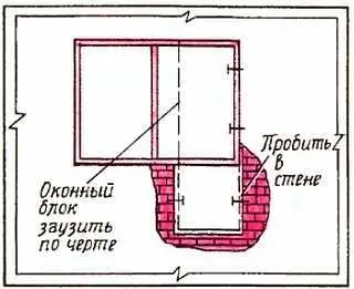 Рис 10 Коробка балконной двери устанавливается в проем вместе с полотном во - фото 10