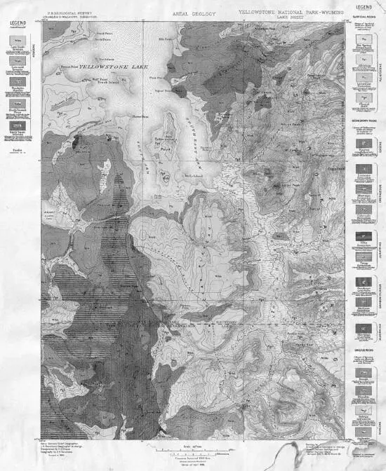 На карте опубликованной Геологической службой США в 1884 году изображена - фото 145