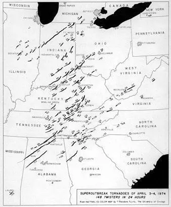 Возможность предсказывать смерчи появилась в 1948 году после того как в - фото 206