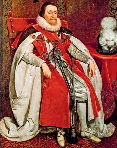 Яков I Английский он же Яков VI Шотландский Даниэль Митенсстарший 1621 - фото 1
