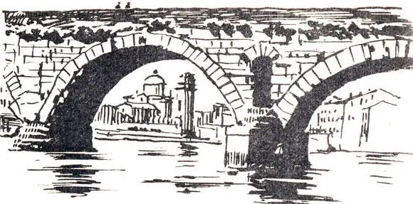 Мост в Вероне Италия II век В Древнем Риме было построено большое число - фото 1