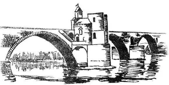Мост в Авиньоне Франция 11781187 годы Мост Валантре в Кагоре 1251 год - фото 5