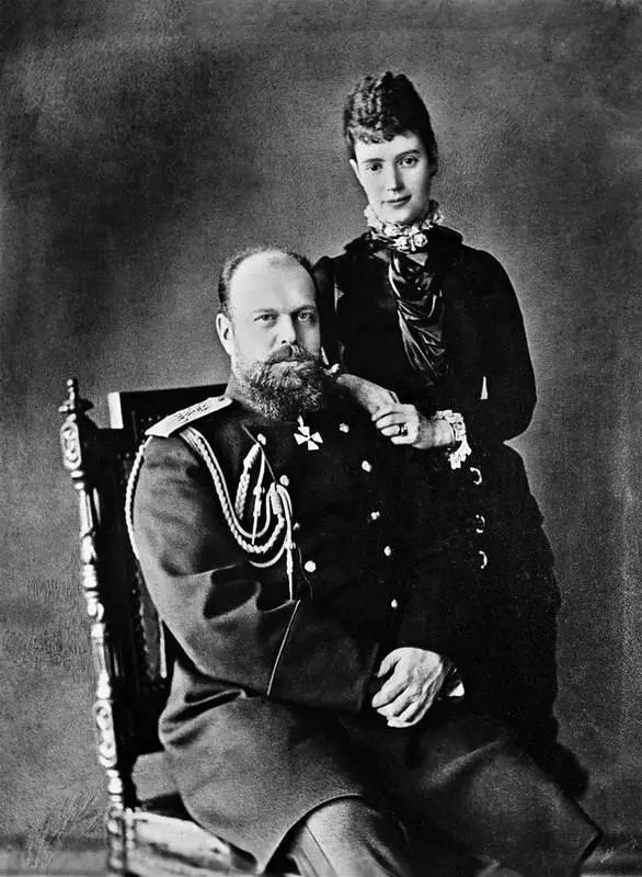 Александр III и Мария Федоровна Фотография Во время московской коронации 1883 - фото 63