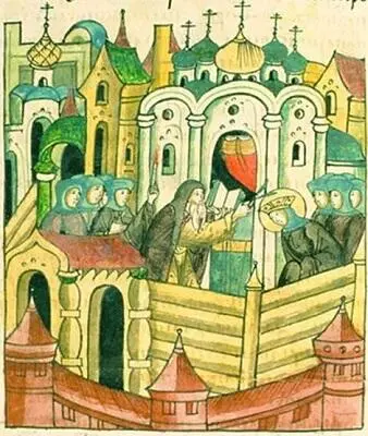Изображение Евдокии Дмитриевны вдовы в кн Дмитрия Ивановича Донского в - фото 15