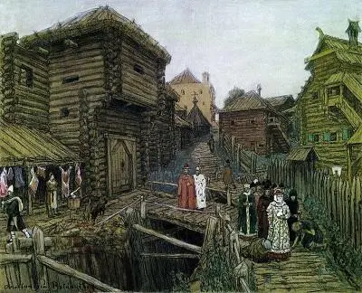 Так выглядела улица в конце XV в Картина А Васнецова Выход боярыни - фото 28