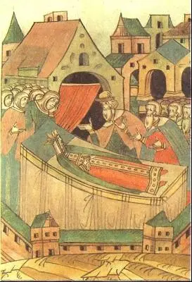 Положение о гроб в 1407 г монахини Евфросиньи в миру Евдокии Дмитриевны - фото 76
