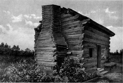 Хижина в которой родился Авраам Линкольн Детство Линкольна И Джонсон 1868 - фото 7