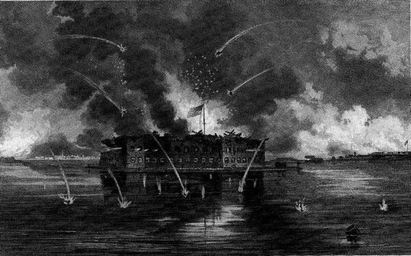Обстрел форта Самтер 12 апреля 1861 года стал началом Гражданской войны - фото 39