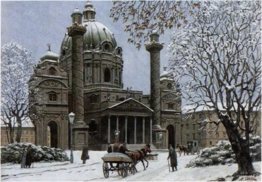 А Гитлер Церковь Карла зимой 1912 год А Гитлер Христос и Дева Мария - фото 10
