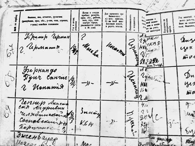 Домовая книга дома ИНОРС с именем Германа Крамера 765 Эта иностранная рабочая - фото 33