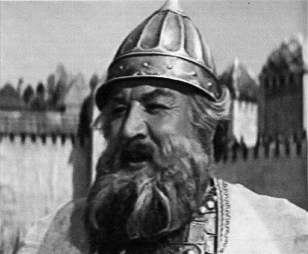 Борис Андреев в роли Ильи Муромца в одноименном фильме 1956 г Броненосец - фото 26
