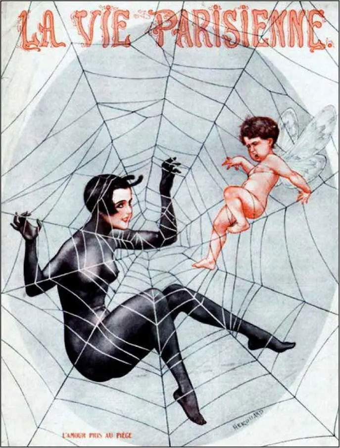Шери Эруар Амур пойманный в сети Обложка журнала La vie Parisienne - фото 42