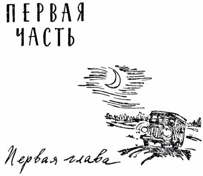 ПЕРВАЯ ЧАСТЬ Первая глава Автобус мчался по белевшему в темноте большаку - фото 2