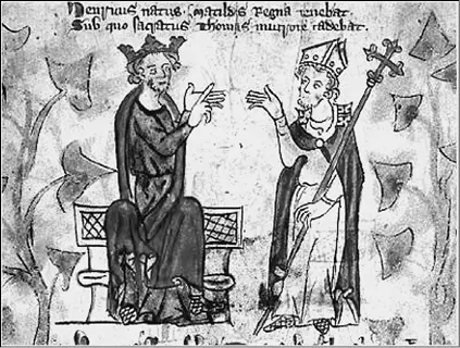 Генрих II Английский и Фома Бекет Миниатюра XIV в Портрет Ричарда Львиное - фото 39