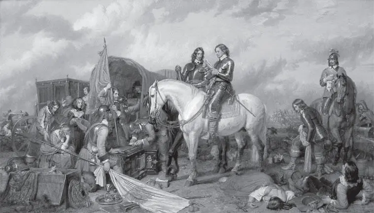 Чарльз Ландсир Кромвель после битвы при Нейзби 1851 VII Армия против - фото 186