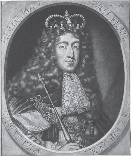 Вильгельм III король Англии в коронационном облачении Гравюра Около 1688 3 - фото 220