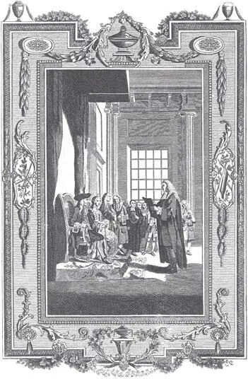 Вильгельм III и королева Мария ратифицируют Билль о правах 1689 г Гравюра с - фото 221