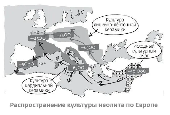 Археологические раскопки свидетельствуют о распространении культуры неолита в - фото 43
