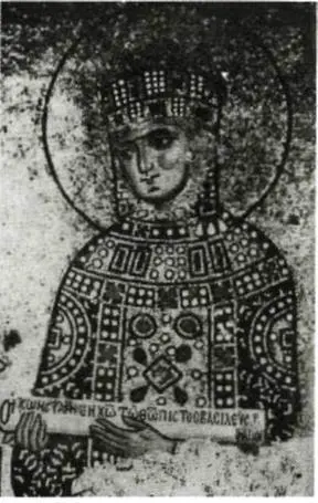 Императрица Зоя Мозаика собора Святой Софии в Константинополе Х I в Стены - фото 49