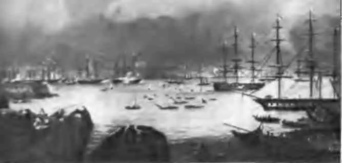 Эскадра контрадмирала Лазарева Босфор 1828 год Высадка десанта в районе - фото 31