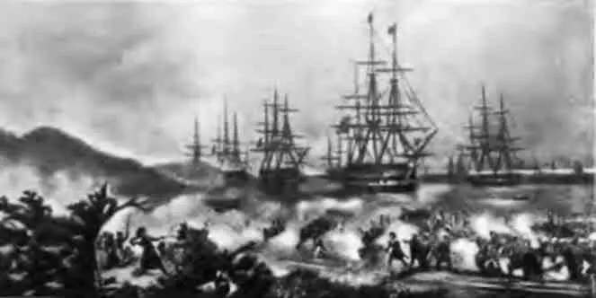 Высадка десанта на абхазском берегу 2 мая 1839 года М П Лазарев 30е годы - фото 33