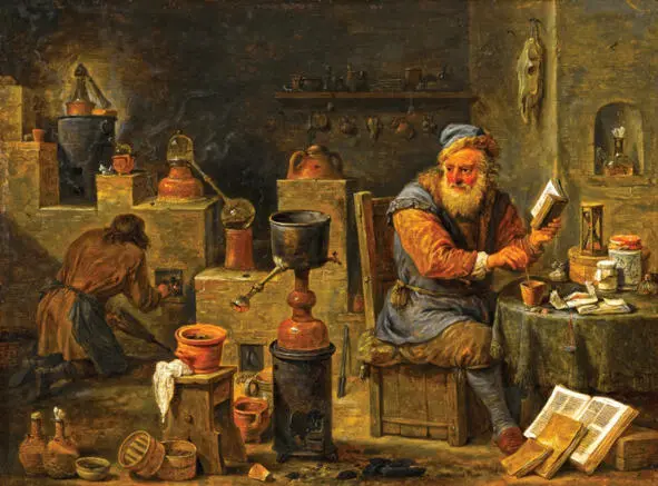 Алхимик Давид Тенирсмладший 1640 г Поздно вечером когда мессер Фламель - фото 26