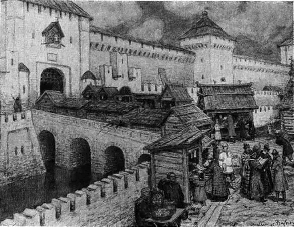 Таким увидели Московский Кремль монахи Рильского монастыря рис А Васнецова - фото 39