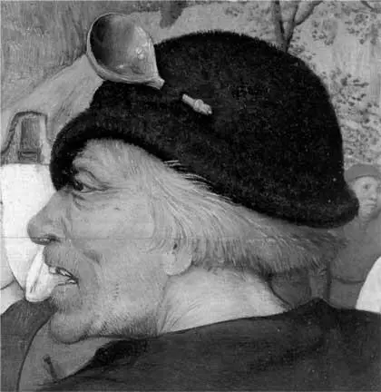 Крестьянин XVI века со своей ложкой Питер Брейгель Старший фрагмент картины - фото 67