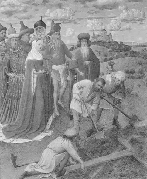 Ян ванн Эйк Миниатюрная вырезка Нахождение истинного креста из - фото 178