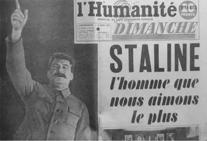 День смерти Сталина Газета LHumanite Франция 1953 Ежедневная - фото 193